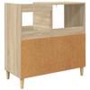 Record Player Stand Sonoma Oak 82 X 39.5 X 82.5 Cm