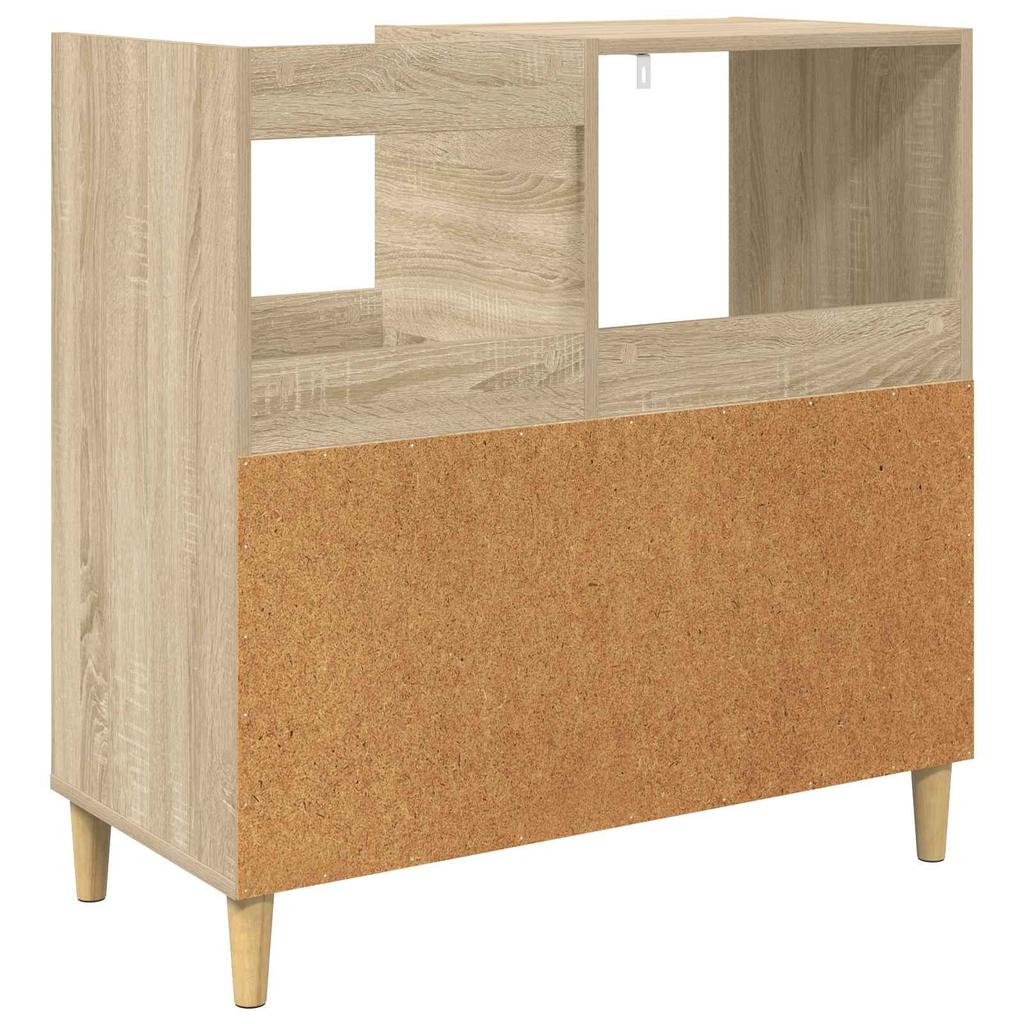 Record Player Stand Sonoma Oak 82 X 39.5 X 82.5 Cm