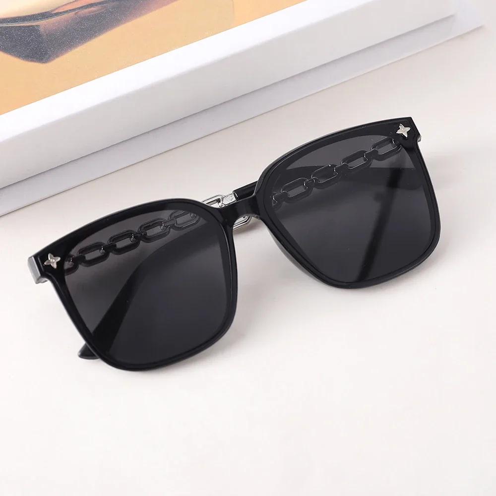 New Sunglasses for Women Senior Sense Polarized Sun Protection Sunglasses Large Frame Thin Glasses