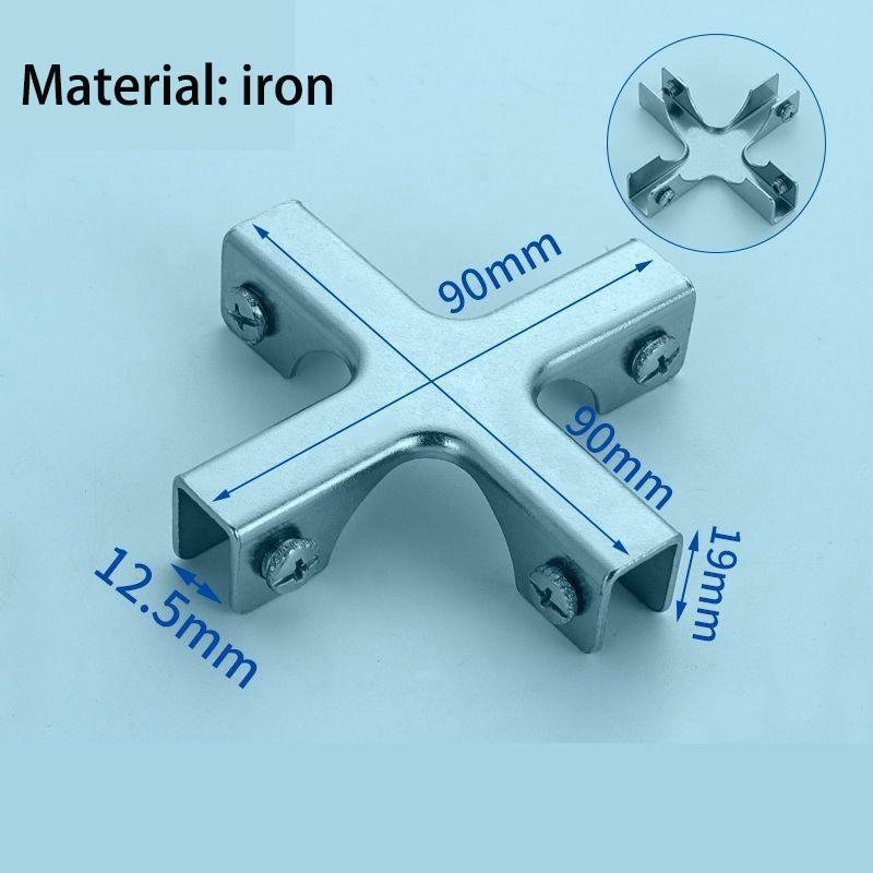 Glasklemmenbeschläge aus Edelstahl 304, rechtwinklige LT-Beschläge, Hardware-Befestigung