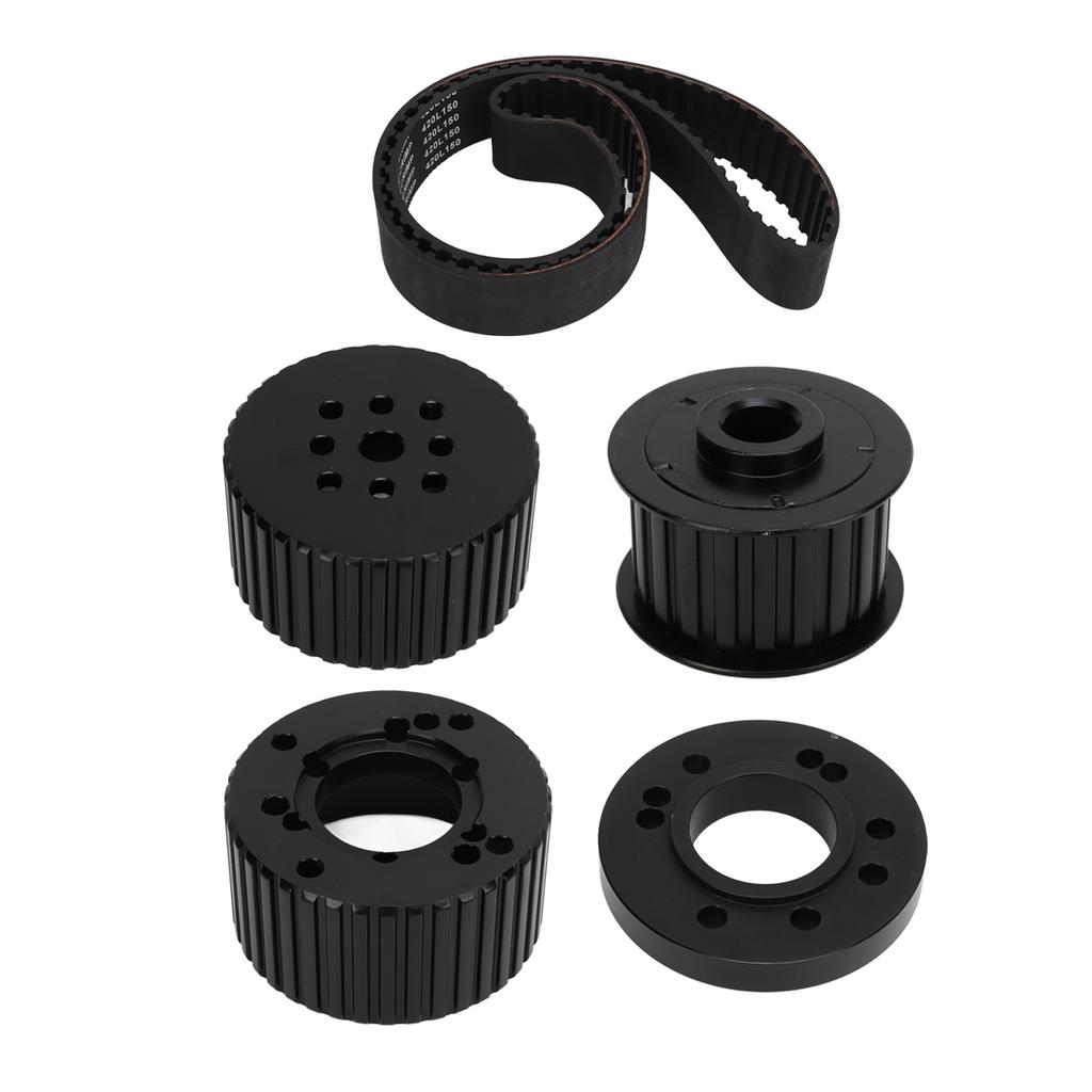 Belt Pulley Kit with 1.5in Width Cogged Belt PC2258 Replacement For 383 400 413 440 Engine