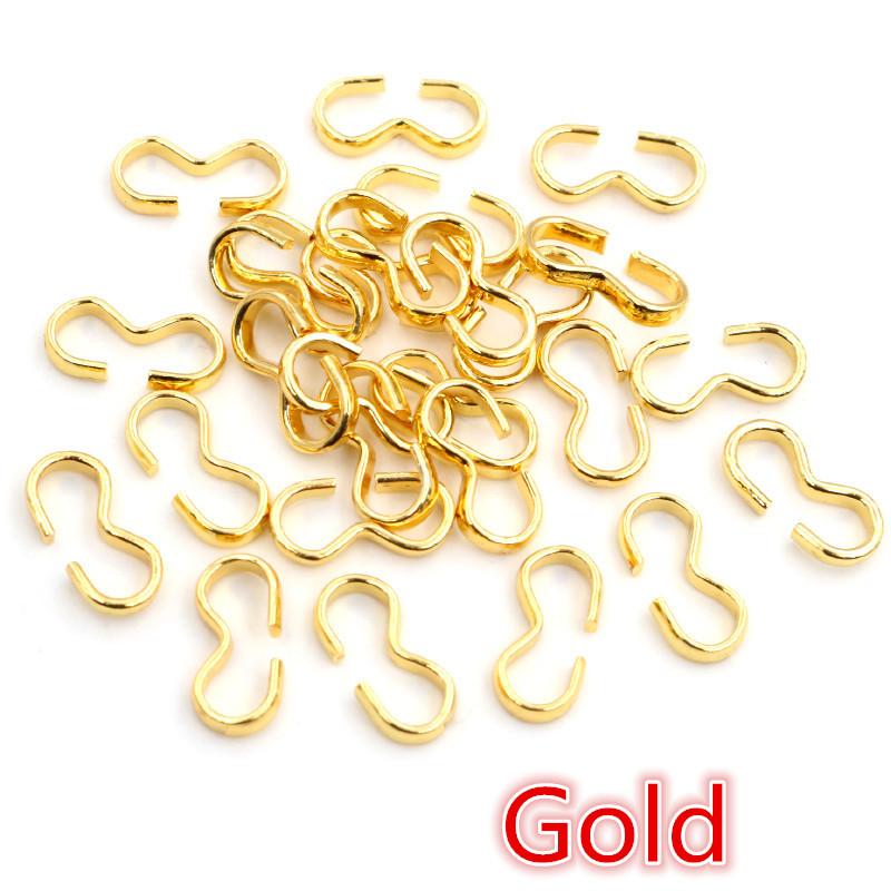 8*4 13*6.5mm 100pcs/lot 6 Colors Pendant Necklace Buckle Clasp Connectors Bangle Bracelet For Cameo Jewelry Accessories for DIY