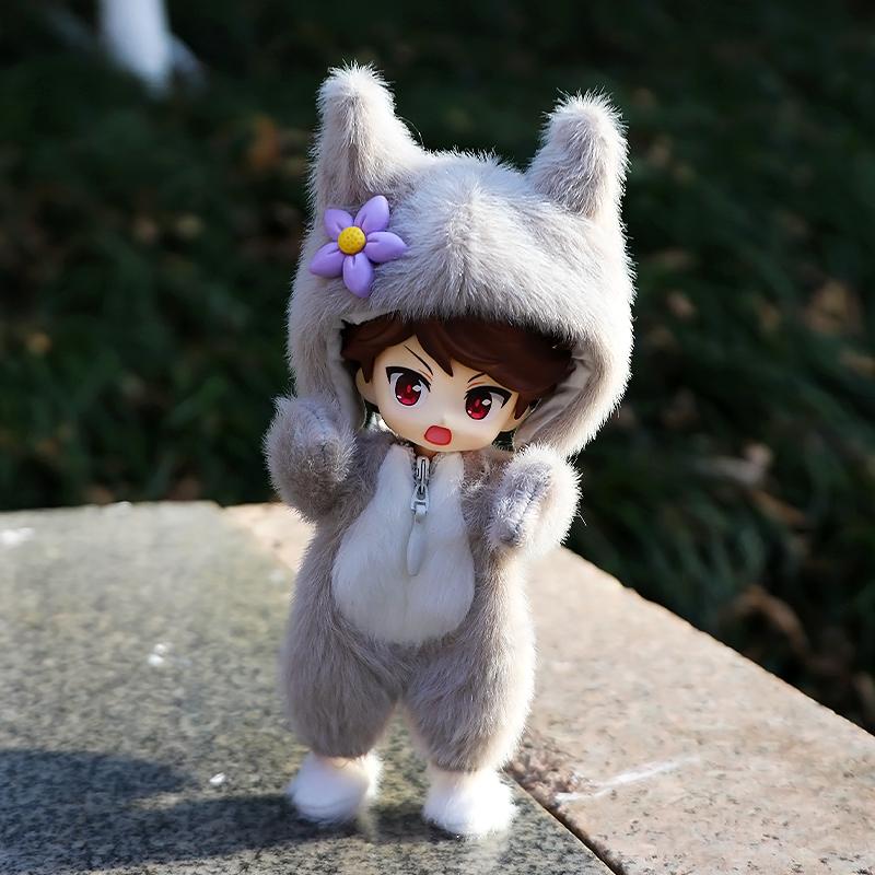 Animal Ears Adorable Fox Animal Monster Doll Clothes Designed For Ob11 obitsu 11 Molly Gsc 1/12 BJD Doll Accessories Clothing BJD Infant Clothe
