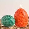 Catharanthus Ball Silicone Candle Mold DIY Easter Carving Flower Egg Craft Making Soap Plaster Resin Casting Molds Home Decor