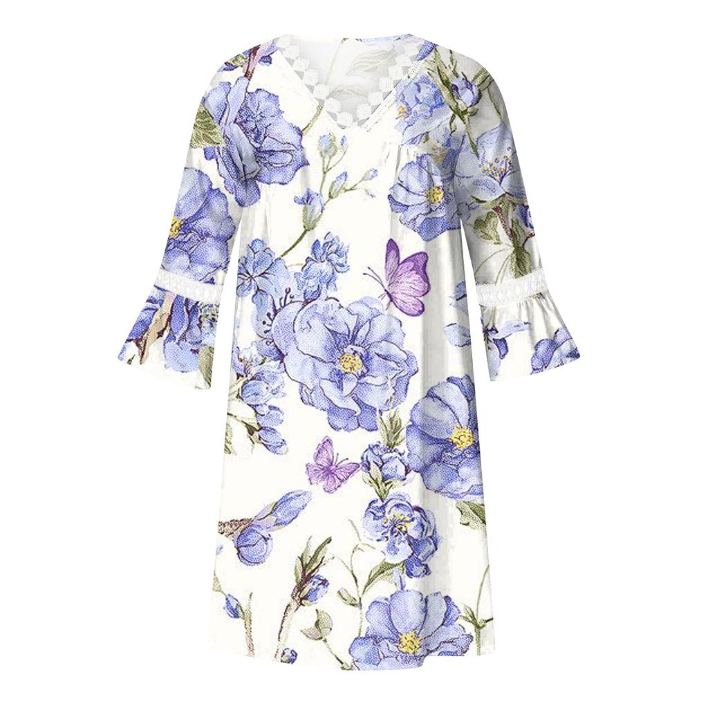 sachin and babi light blue dress 3 4 Sleeve Midi Dresses