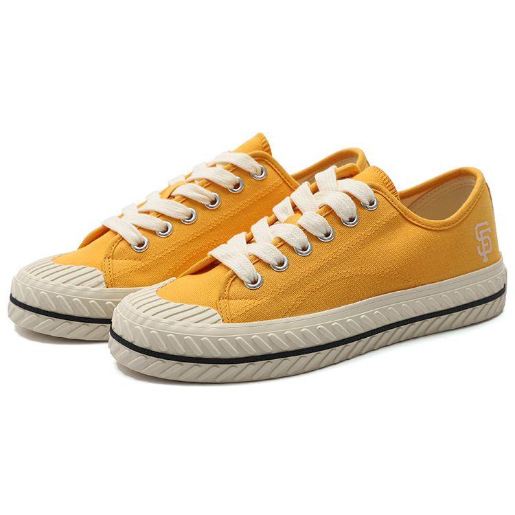 MLB Playball Origin Comfortable Casual Durable Breathable Lightweight Low-Top Canvas Shoes Unisex sneakers Orange 3ACVVA11N-14ORL
