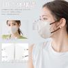 3D Nonwoven Disposable Masks for Round and Long Comfortable Suitable for Small Faces [sumalala] 53-Count Masks, Bicolor, Complexion-Effective,