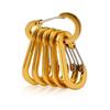 Gourd-Shaped Aluminum Alloy Carabiner Snap Hook for Outdoor Camping