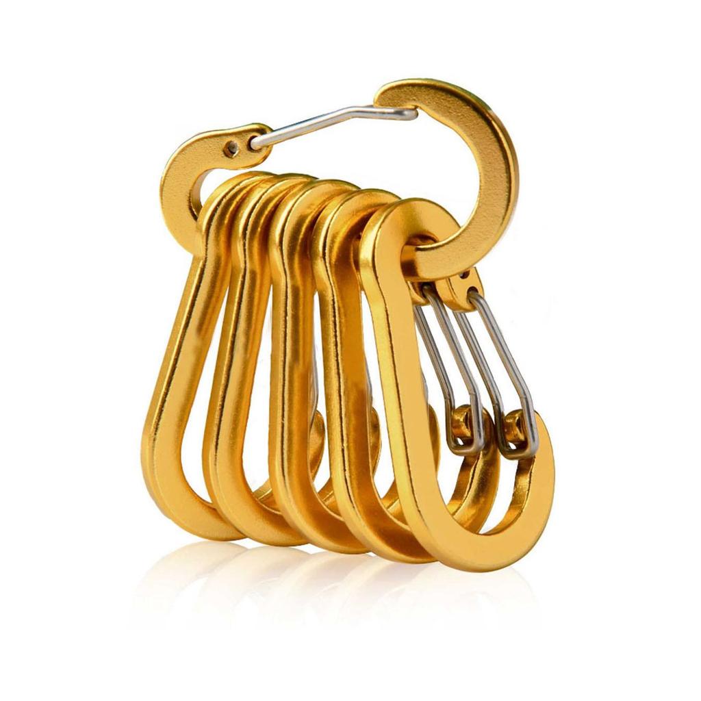 Gourd-Shaped Aluminum Alloy Carabiner Snap Hook for Outdoor Camping