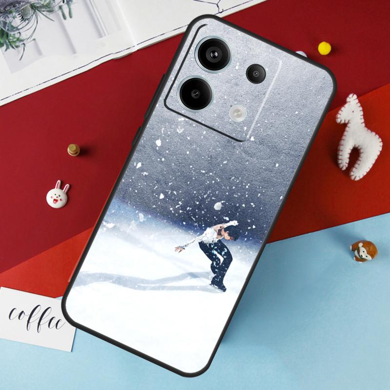 Figure Skating Dance Sport Case For Xiaomi Redmi Note 13 Pro 14 12 11 10 15 Pro Plus Redmi 10C 12C 13C 14C 15C 15 Cover