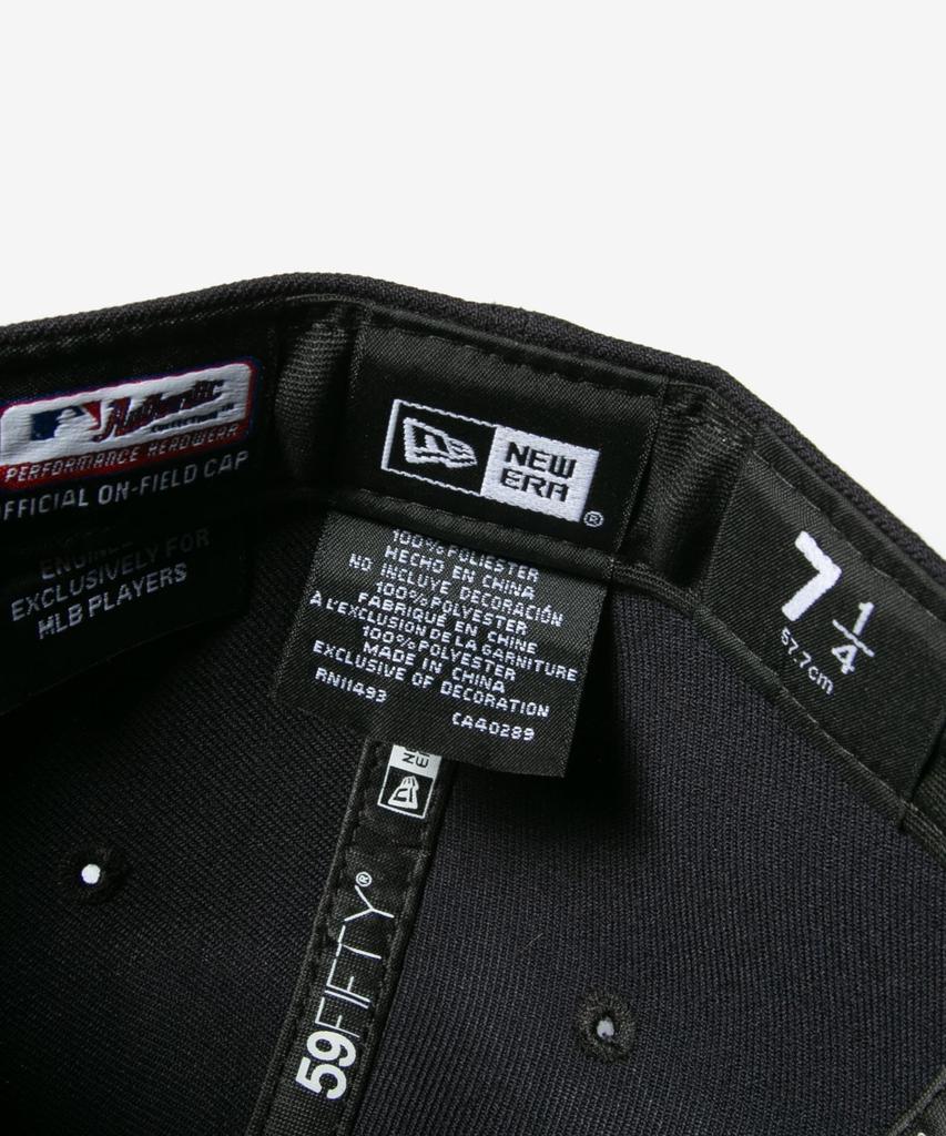 New Era 59FIFTY New York Yankees Authentic Collection Cap Navy Brand 7 Japanese (70331909) & White, Size 1/4, Size 57.7cm [Used]