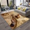 Vintage Nautical Compass Map Area Rug Soft Non-Slip Adventure Pirate Theme Home Decor Mat for Living Room Bedroom Office