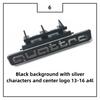 For Wszj8 A4L A5 A6L Q3 Q5 Quattro Front Grille Badge & Rear Trunk Emblem High-End Style Decoration Exterior Upgrade Accessories
