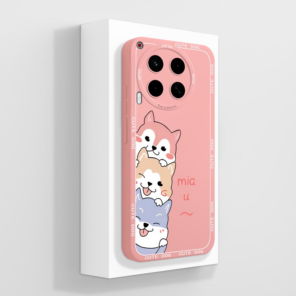 Case For Tecno Camon 30 Pro Premier Back Cover Cute Panda Full Coverage Funda Soft Liquid Silicone Phone Cases For Camon30 4G 5G