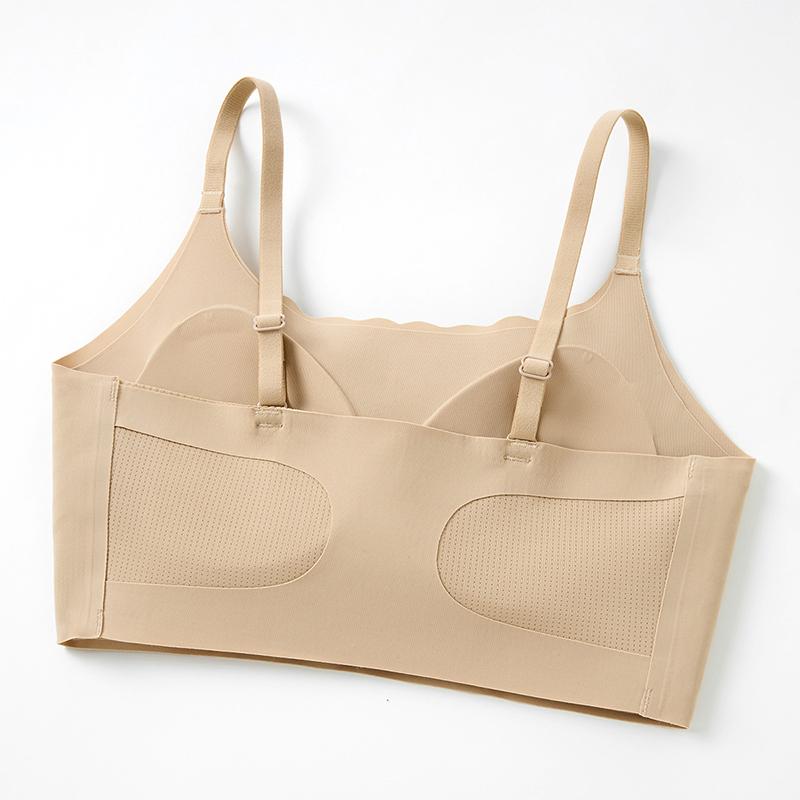 Fenteng [invisible Liquid Foundation] 2-piece Seamless Breathable Girl Underwear Student Bra Girl Development Vest