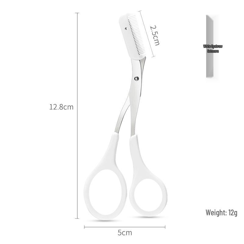 Eyebrow Shaping Kit: Beginner Scissors, Razor, and Comb Tools