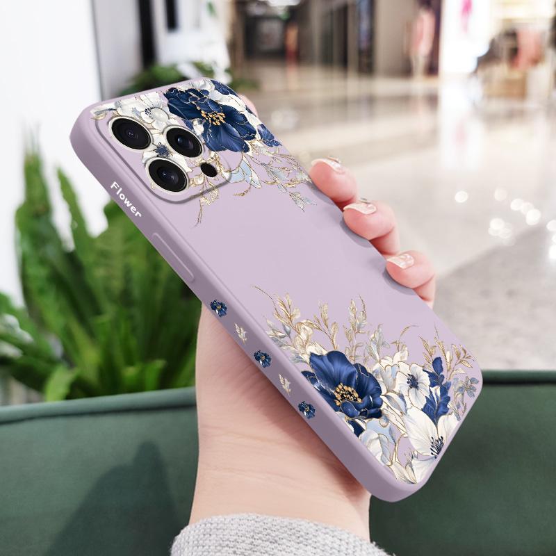 Brilliant Peony Phone Case For iPhone 17 16 16e 15 14 13 Plus Pro Max Mini Silicone Cover