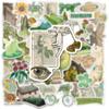 50Pcs/Set Renaissance . Retro Green Art Stickers DIY Fashion Waterproof Doodle Decals Stickers