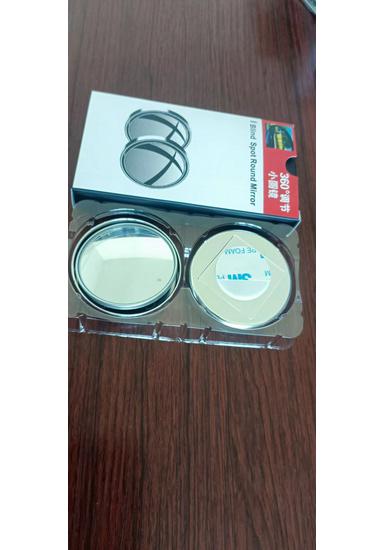 360° Rotating Adhesive Rearview Blind Spot Mirrors (Set of 2) for Enhanced Car Field of View