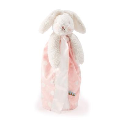 Bunnies by the Bay Baby-Kuscheltuch, Standardgröße, Baby-Kuscheldecke, Hasendesign, Rosa, Pünktchen
