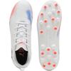 Puma Future 8 Play Mg Versatile Comfortable Low-Top Kids Soccer Shoes Kids Soccer Shoes White Orange-Red Black 108623-01