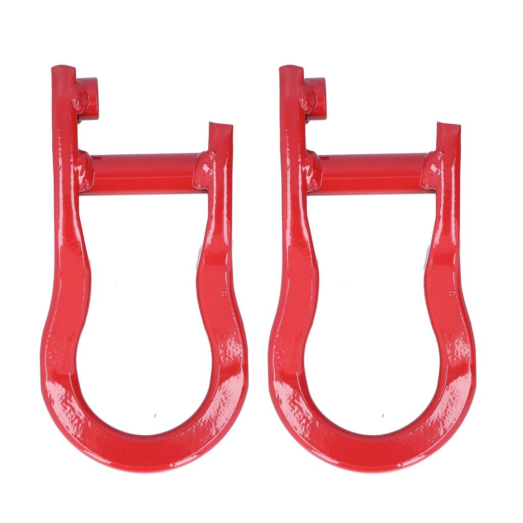 Pair of Red Tow Hook Ring 84192871 Steel Alloy Replacment Fit for Chevrolet Silverado 1500