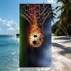 Sports Soccer Print Towel Quick Drying Beach Towels Are Suitable For Swimming Pools Camping Yoga And The Gym