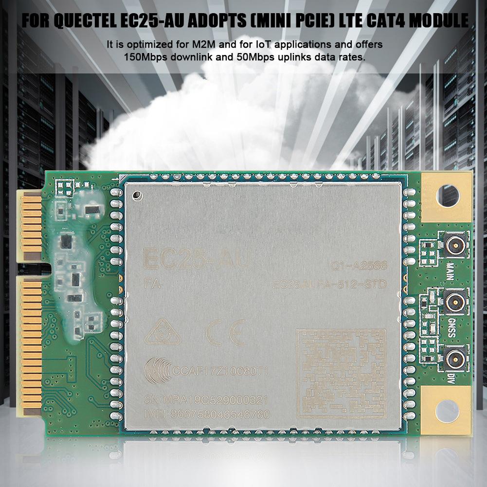 For Quectel EC25 AU 150Mbps Mini PCI E 4G LTE Module for Latin America Australia New Zealand Taiwan