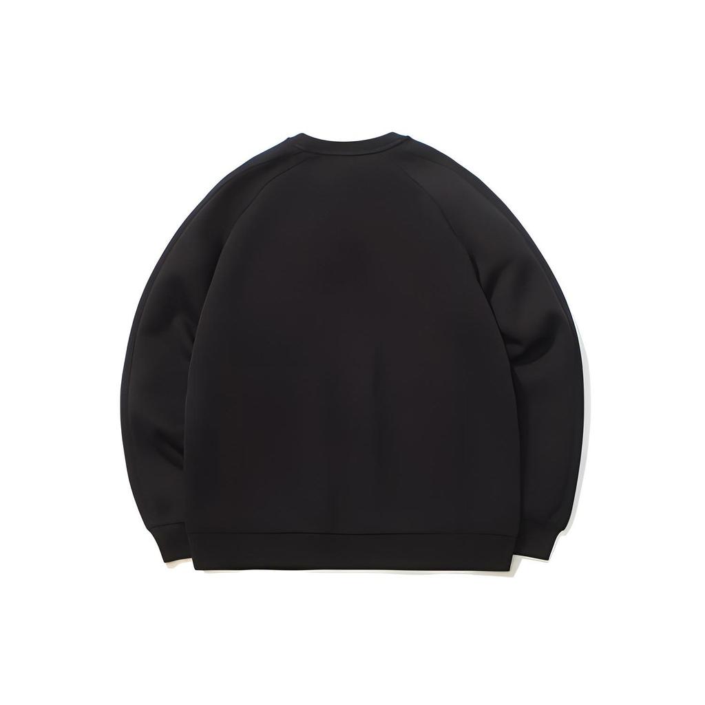 Li Ning Training Series Casual Sports Fitness Pullover Long Sleeve Sweatshirt Men Sweatshirt Black AWDR455-1