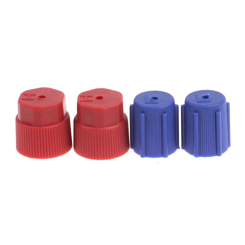 5 Pairs, M8*1 M10*1 A/C Service Port Valve Adapter Dust Cap
