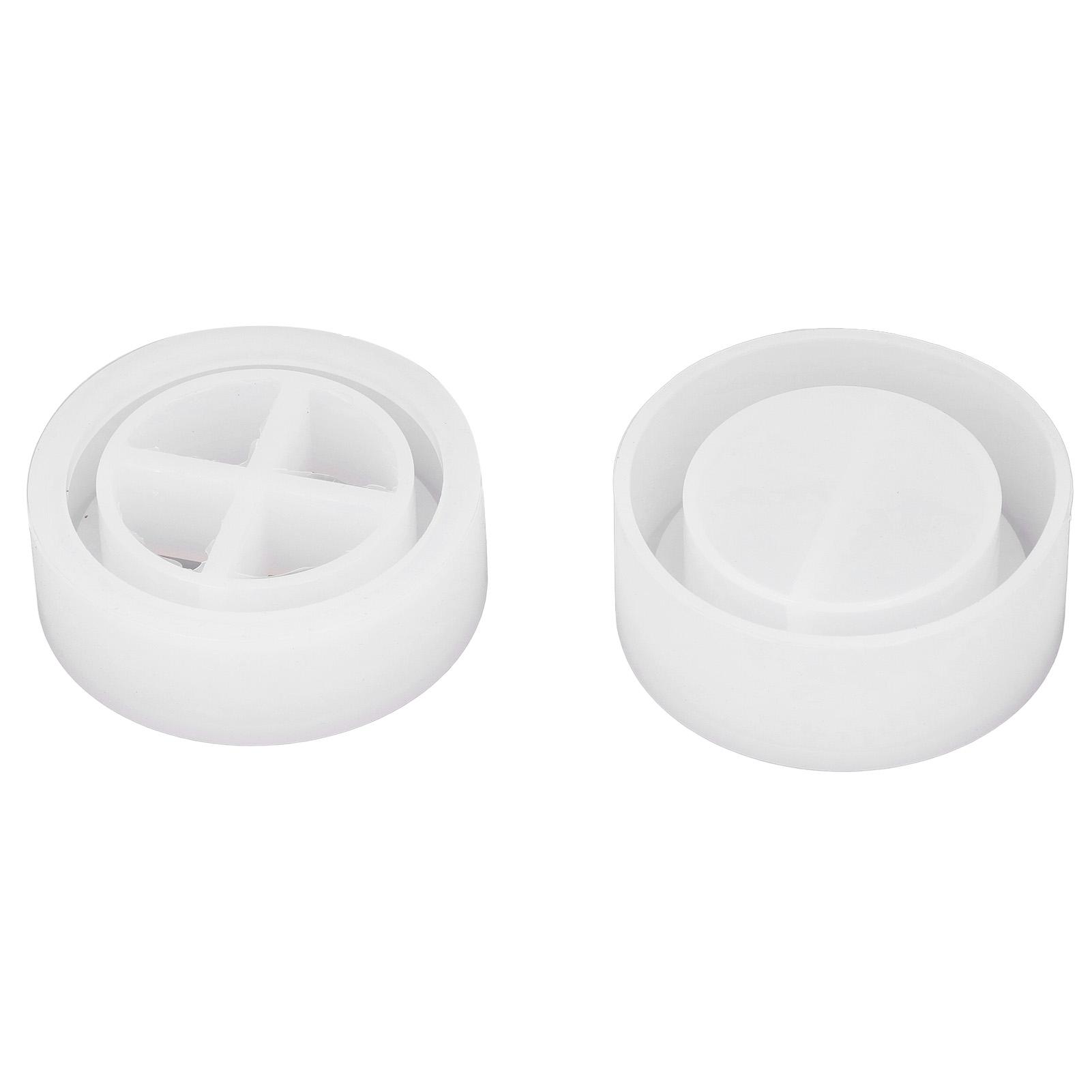 

2Pcs Storage Box Molds Multi Purpose Easy to Demold Soft Flexible Flower Pot Silicone Molds for DIY Crafts Gifts L
