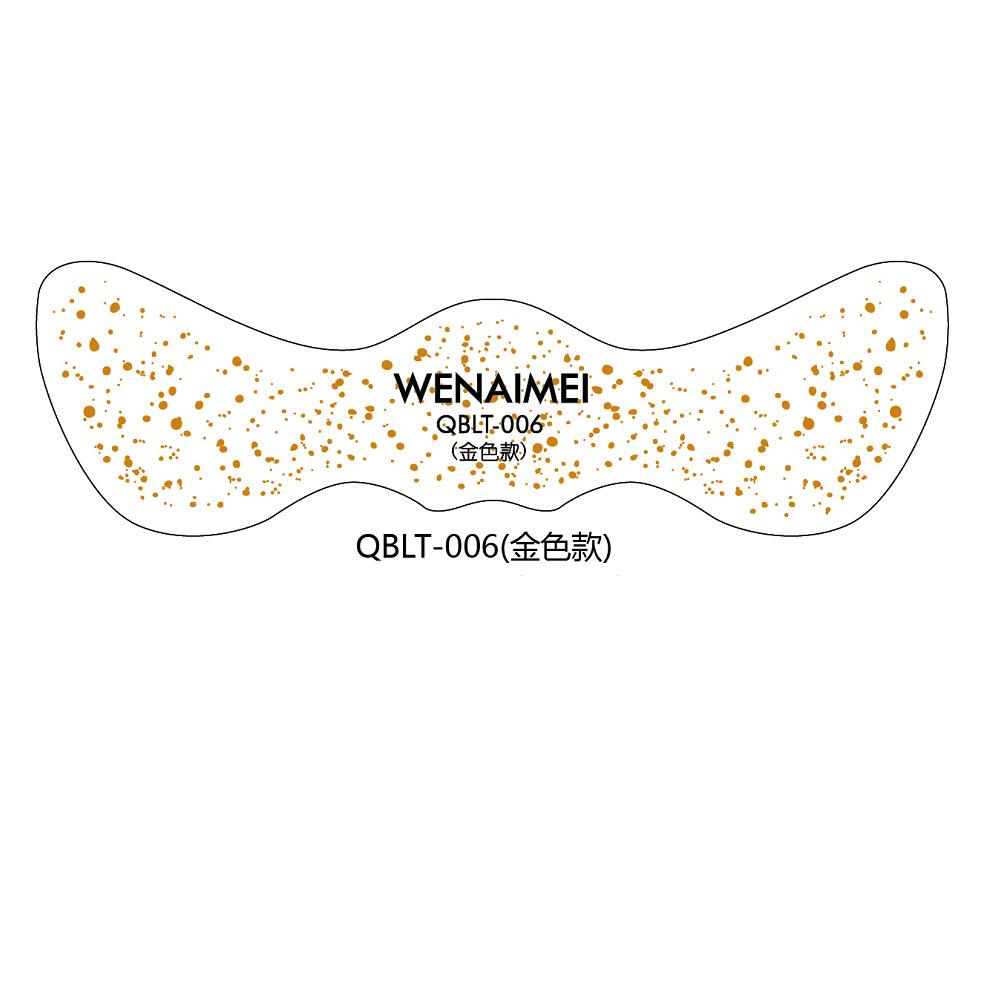 Hot Stamping Face Freckles Tattoo Sticker Hot Silver Laser Gold Party Disposable Waterproof Sticker Set