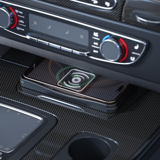 Intelligent Wireless Car Charger Pad Overheat Protection Universal Compatibility 20W Fast Phone Cordless Charging Mat