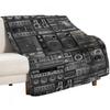 Hifidelity Remix Throw Blanket Multi Purpose Soft Warm Blanket for Home Travel