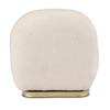 Sonny Cream Boucle Modern Swivel Lounge Chair