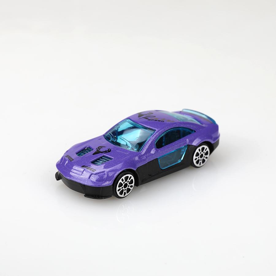 (Boxed) 1/64 Colorful Sci-Fi Mini Alloy Car Set, 6 Pieces, Die-cast Metal, Boy's Toy, Sliding Model, No Pullback.
