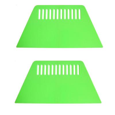 2Pcs Comfortable Grip Wallpaper Smoothing Scraper High Hardness Effortless Plastic Scraper Thickness Enlarge Scraping Putty Tool