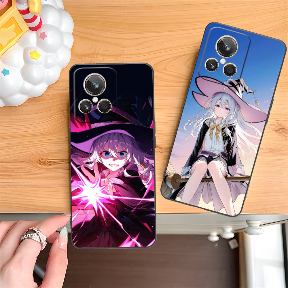 Wandering Witch Elaina Matte TPU Mobile Phone Case for Realme GT 8 Neo Pro C75 73 71 C67 65 C55 53 C35 31 C20 15 Colorful Cover
