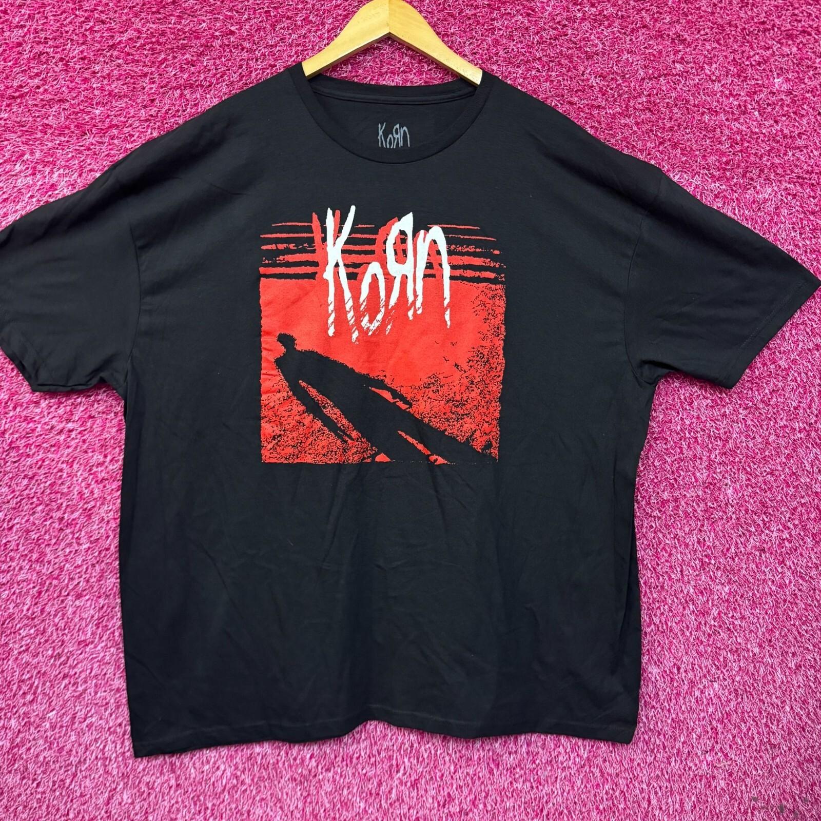 Korn Self-titled Album Cover Art Nu Metal Rock Band Tee 3XL XXL