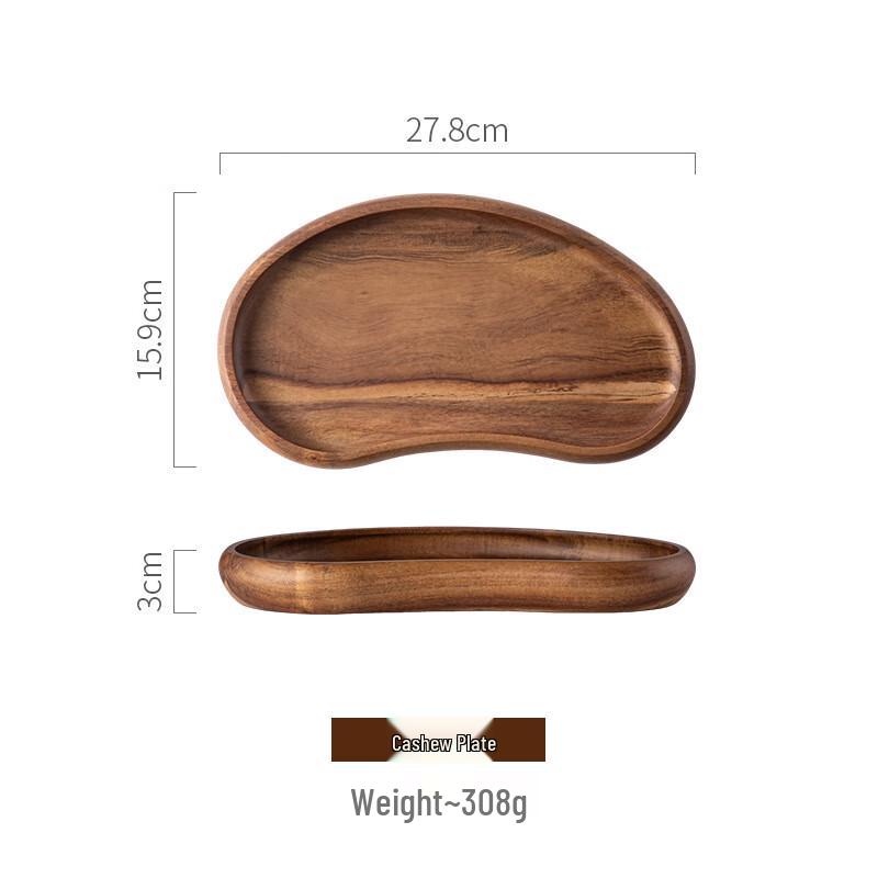 Ru Han Wooden Multi-purpose Cashew Tray Set