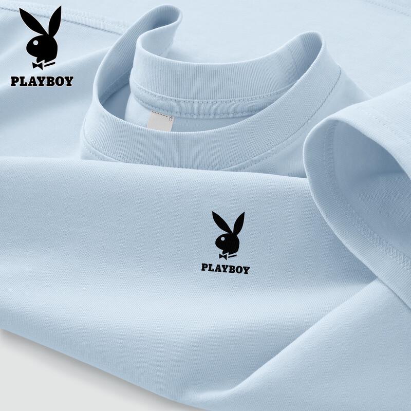PLAYBOY Men's 2026 Loose Fit Cotton Short Sleeve T-Shirt