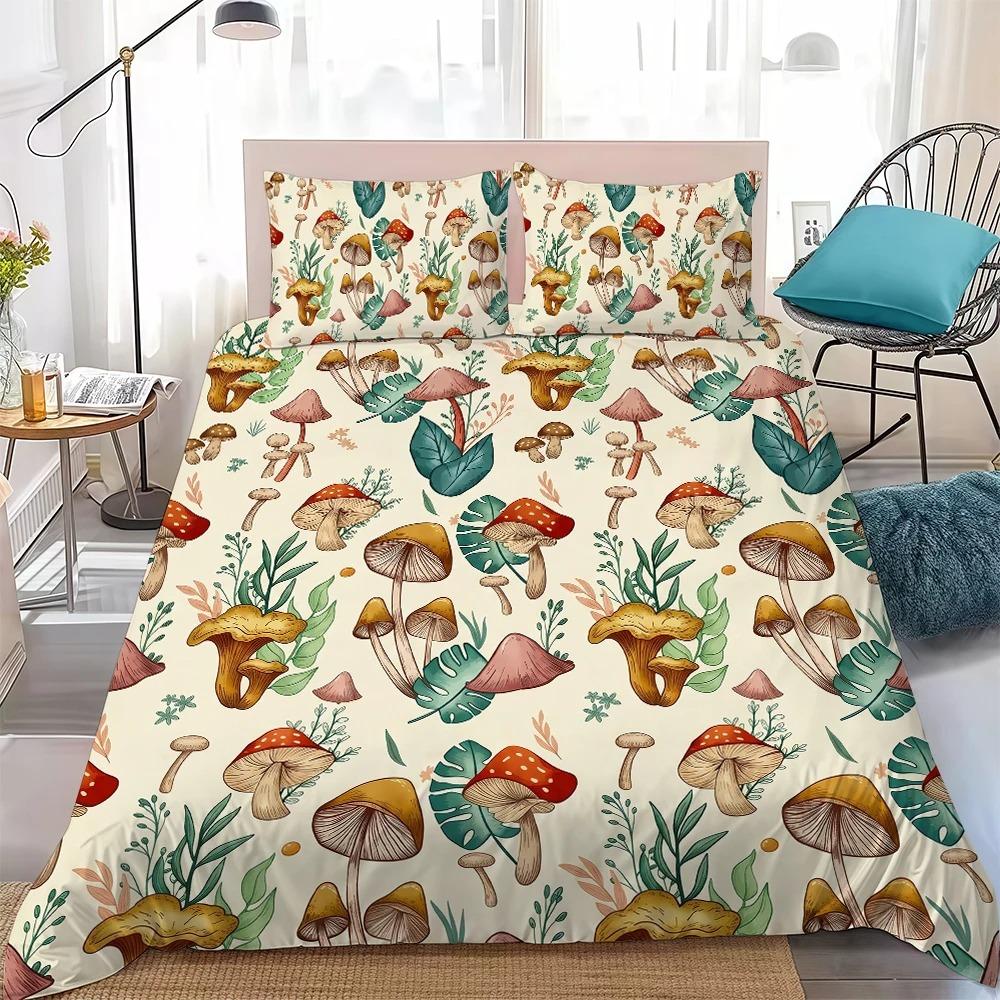 3D Vintage Butterfly Duvet Cover Set, Retro Insect Print Soft Microfiber Bedding Set With Pillowcases