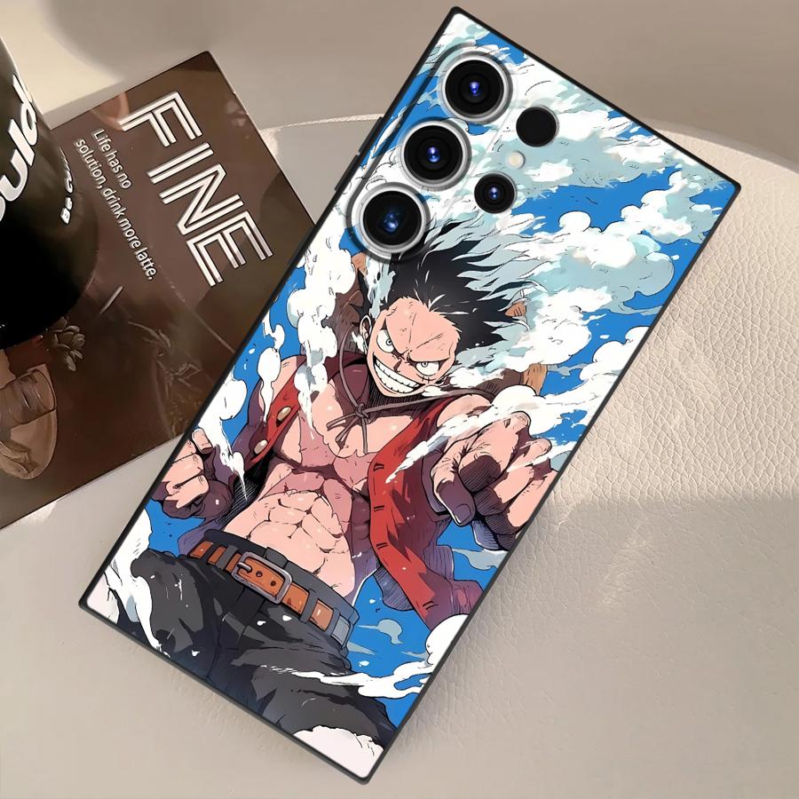 Ones Pieces Luffy Case for Samsung Galaxy S9 S25 Ultra S23 FE S20 S22 S24 Plus S21 Funda Phone Cover