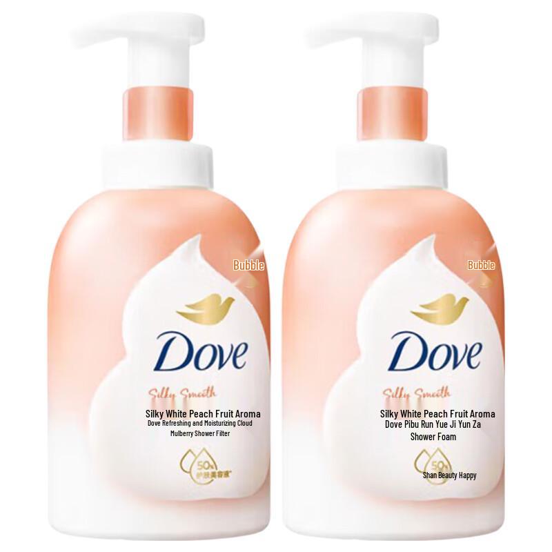 Dove White Peach Scented Foaming Shower Mousse