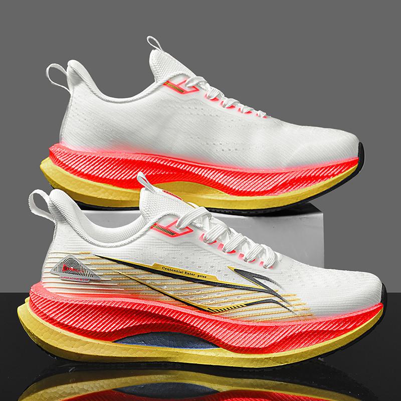 Teen Ultra-light Mesh Breathable Couple Racing Running Shoes Men and Women Versatile Platform Non-slip Shoes Tide