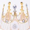Queen Crown Cake Topper for Adults & Children - Gypsophila Pearl Birthday Decoration