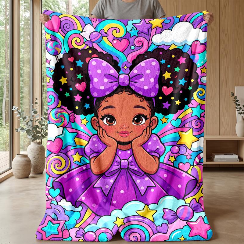 Fantasy Garden Journey Theme blanket Lightweight Warm Flannel Blanket Decorative Throw Blanket for Home Decoration