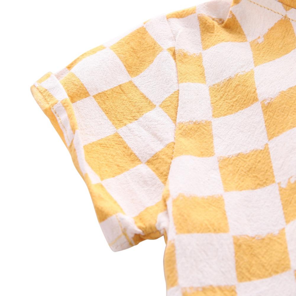 Baby Jungen Kleidung Sommer Baumwolle Kariertes Hemd Jungen Anzug Hemd + Denim Shorts Jungen Kleidung Casual Zwei Stück Set