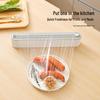 Magnetic Adjustable Plastic Wrap & Foil Cutter for Kitchen