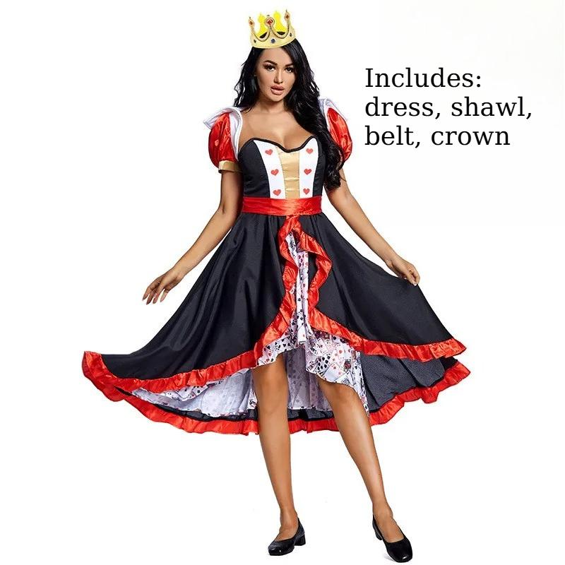 Queen of Hearts Costume Halloween Poker